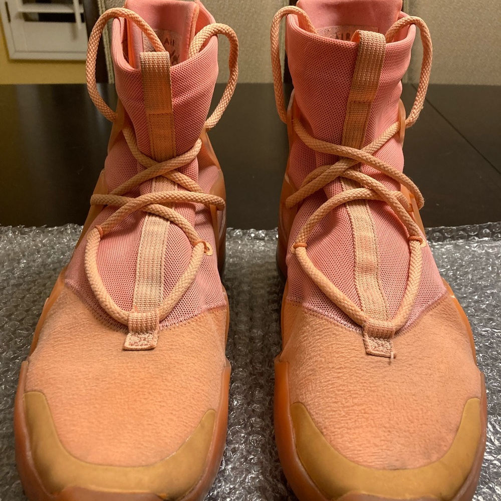 Nike Fear of God 1 Orange Pulse Sneaker US 10 - Picture 5 of 11